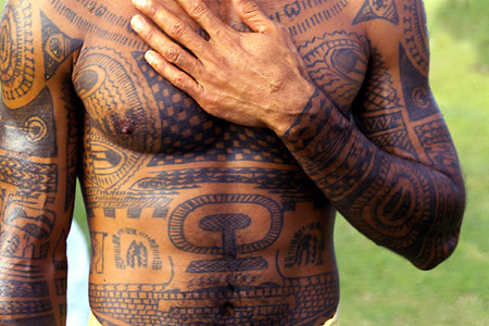 tatouage maori tribal